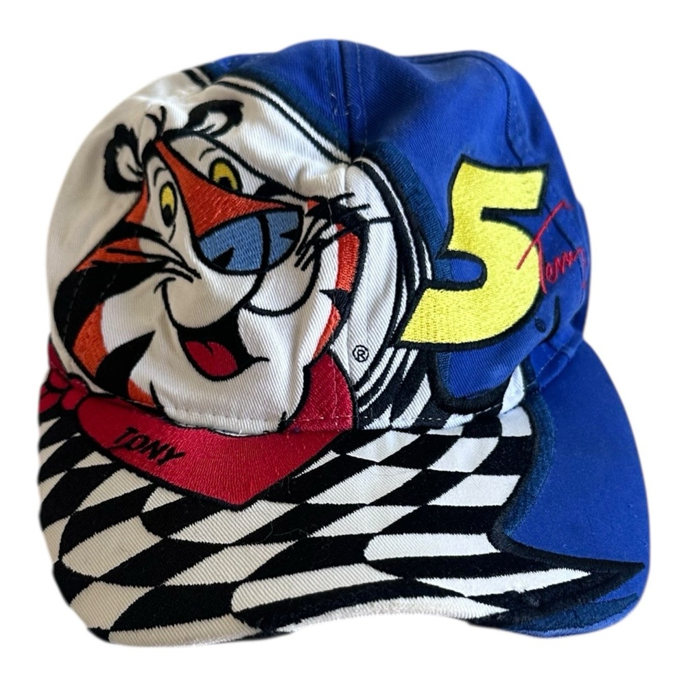 Vtg Tony The Tiger Big Logo Terry Labonte Kellogg's Racing Snapback Hat‎ NASCAR